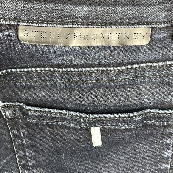 Stella McCartney Dark Wash Skinny Jeans Mid Rise Sz 27 - Picture 4 of 13